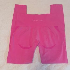 NVGTN bubblegum pink contour leggings